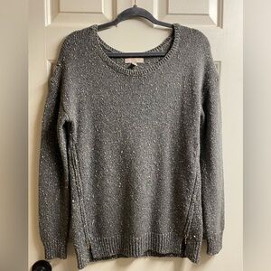 Banana Republic Charcoal Speckled Pullover